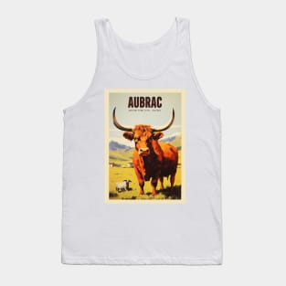 Affiche vintage Aubrac - Auvergne-Rhône-Alpes - France - illustration Tank Top